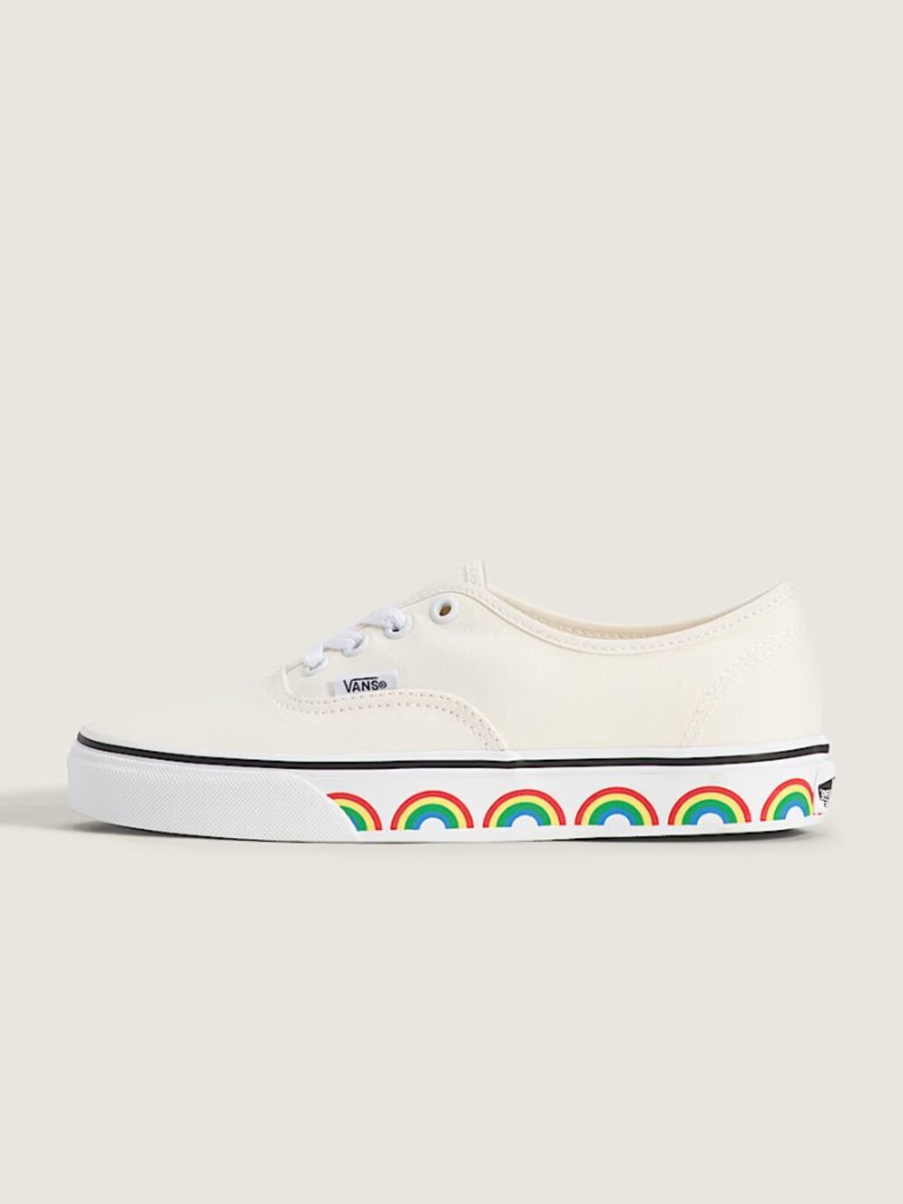 NWT VANS Women's Authentic 'Rainbow Sidewall' Shoes